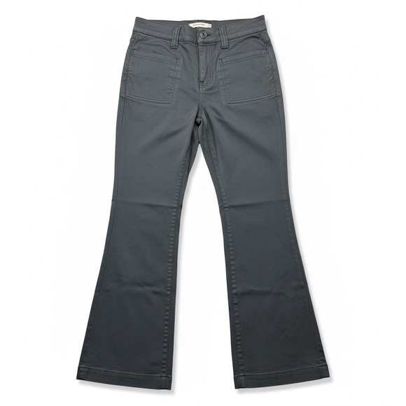 Madewell Pants - Madewell Black Mid-Rise Kick Out Jeans Size 26